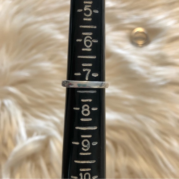 Set of 3 sterling silver stacking band rings size 7.25 - Picture 7 of 10